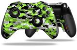 WraptorCamo Digital Camo Neon Green - Decal Style Skin fits Microsoft XBOX One ELITE Wireless Controller (CONTROLLER NOT INCLUDED)