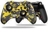 WraptorCamo Old School Camouflage Camo Yellow - Decal Style Skin fits Microsoft XBOX One ELITE Wireless Controller (CONTROLLER NOT INCLUDED)