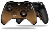 Smooth Fades Bronze Black - Decal Style Skin fits Microsoft XBOX One ELITE Wireless Controller (CONTROLLER NOT INCLUDED)