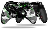 Abstract 02 Green - Decal Style Skin fits Microsoft XBOX One ELITE Wireless Controller (CONTROLLER NOT INCLUDED)