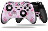 Flamingos on Pink - Decal Style Skin fits Microsoft XBOX One ELITE Wireless Controller (CONTROLLER NOT INCLUDED)