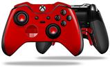 Solids Collection Red - Decal Style Skin fits Microsoft XBOX One ELITE Wireless Controller (CONTROLLER NOT INCLUDED)