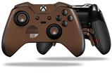 Solids Collection Chocolate Brown - Decal Style Skin fits Microsoft XBOX One ELITE Wireless Controller (CONTROLLER NOT INCLUDED)