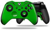 Solids Collection Green - Decal Style Skin fits Microsoft XBOX One ELITE Wireless Controller (CONTROLLER NOT INCLUDED)