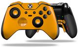 Solids Collection Orange - Decal Style Skin fits Microsoft XBOX One ELITE Wireless Controller (CONTROLLER NOT INCLUDED)