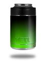 Skin Decal Wrap for Yeti Colster, Ozark Trail and RTIC Can Coolers - Smooth Fades Green Black (COOLER NOT INCLUDED)