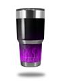 Skin Decal Wrap for Yeti Tumbler Rambler 30 oz Fire Purple (TUMBLER NOT INCLUDED)