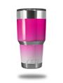 Skin Decal Wrap for Yeti Tumbler Rambler 30 oz Smooth Fades White Hot Pink (TUMBLER NOT INCLUDED)