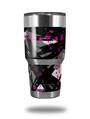 Skin Decal Wrap for Yeti Tumbler Rambler 30 oz Abstract 02 Pink (TUMBLER NOT INCLUDED)