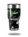 Skin Decal Wrap for Yeti Tumbler Rambler 30 oz Abstract 02 Green (TUMBLER NOT INCLUDED)