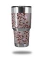 Skin Decal Wrap for Yeti Tumbler Rambler 30 oz Victorian Design Red (TUMBLER NOT INCLUDED)