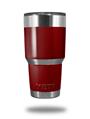 Skin Decal Wrap for Yeti Tumbler Rambler 30 oz Solids Collection Red Dark (TUMBLER NOT INCLUDED)