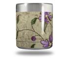 Skin Decal Wrap for Yeti Rambler Lowball - Flowers and Berries Purple (CUP NOT INCLUDED)