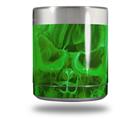 Skin Decal Wrap for Yeti Rambler Lowball - Flaming Fire Skull Green (CUP NOT INCLUDED)