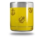 Skin Decal Wrap for Yeti Rambler Lowball - Anchors Away Yellow (CUP NOT INCLUDED)