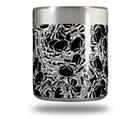 Skin Decal Wrap for Yeti Rambler Lowball - Scattered Skulls Black (CUP NOT INCLUDED)