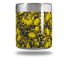 Skin Decal Wrap for Yeti Rambler Lowball - Scattered Skulls Yellow (CUP NOT INCLUDED)
