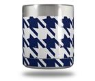 Skin Decal Wrap for Yeti Rambler Lowball - Houndstooth Navy Blue (CUP NOT INCLUDED)