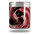 Skin Decal Wrap for Yeti Rambler Lowball - Alecias Swirl 02 Red (CUP NOT INCLUDED)