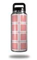 Skin Decal Wrap for Yeti Rambler Bottle 36oz Squared Pink (YETI NOT INCLUDED)