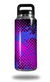 Skin Decal Wrap for Yeti Rambler Bottle 36oz Halftone Splatter Blue Hot Pink (YETI NOT INCLUDED)