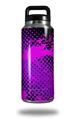 Skin Decal Wrap for Yeti Rambler Bottle 36oz Halftone Splatter Hot Pink Purple (YETI NOT INCLUDED)