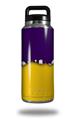 Skin Decal Wrap for Yeti Rambler Bottle 36oz Ripped Colors Purple Yellow (YETI NOT INCLUDED)