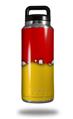 Skin Decal Wrap for Yeti Rambler Bottle 36oz Ripped Colors Red Yellow (YETI NOT INCLUDED)