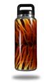 Skin Decal Wrap for Yeti Rambler Bottle 36oz Fractal Fur Tiger (YETI NOT INCLUDED)