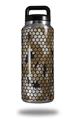 Skin Decal Wrap for Yeti Rambler Bottle 36oz HEX Mesh Camo 01 Tan (YETI NOT INCLUDED)
