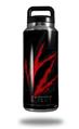 Skin Decal Wrap for Yeti Rambler Bottle 36oz WraptorSkinz WZ on Black (YETI NOT INCLUDED)