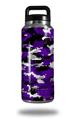 Skin Decal Wrap for Yeti Rambler Bottle 36oz WraptorCamo Digital Camo Purple (YETI NOT INCLUDED)