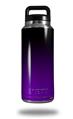 Skin Decal Wrap for Yeti Rambler Bottle 36oz Smooth Fades Purple Black (YETI NOT INCLUDED)