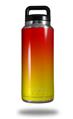Skin Decal Wrap for Yeti Rambler Bottle 36oz Smooth Fades Yellow Red (YETI NOT INCLUDED)