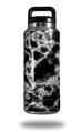 Skin Decal Wrap for Yeti Rambler Bottle 36oz Electrify White (YETI NOT INCLUDED)