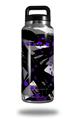 Skin Decal Wrap for Yeti Rambler Bottle 36oz Abstract 02 Purple (YETI NOT INCLUDED)