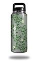 Skin Decal Wrap for Yeti Rambler Bottle 36oz Victorian Design Green (YETI NOT INCLUDED)