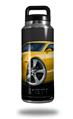 Skin Decal Wrap for Yeti Rambler Bottle 36oz 2010 Camaro RS Yellow (YETI NOT INCLUDED)