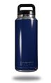 Skin Decal Wrap for Yeti Rambler Bottle 36oz Solids Collection Navy Blue (YETI NOT INCLUDED)