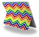Decal Style Vinyl Skin for Microsoft Surface Pro 4 - Zig Zag Rainbow -  (SURFACE NOT INCLUDED)