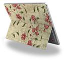 Decal Style Vinyl Skin for Microsoft Surface Pro 4 - Flowers and Berries Red -  (SURFACE NOT INCLUDED)
