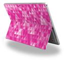 Decal Style Vinyl Skin for Microsoft Surface Pro 4 - Triangle Mosaic Fuchsia -  (SURFACE NOT INCLUDED)