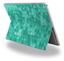 Decal Style Vinyl Skin for Microsoft Surface Pro 4 - Triangle Mosaic Seafoam Green -  (SURFACE NOT INCLUDED)