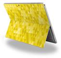 Decal Style Vinyl Skin for Microsoft Surface Pro 4 - Triangle Mosaic Yellow -  (SURFACE NOT INCLUDED)