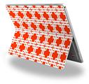 Decal Style Vinyl Skin for Microsoft Surface Pro 4 - Boxed Red -  (SURFACE NOT INCLUDED)