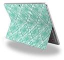 Decal Style Vinyl Skin for Microsoft Surface Pro 4 - Wavey Seafoam Green -  (SURFACE NOT INCLUDED)