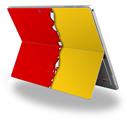 Decal Style Vinyl Skin for Microsoft Surface Pro 4 - Ripped Colors Red Yellow -  (SURFACE NOT INCLUDED)
