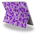 Decal Style Vinyl Skin for Microsoft Surface Pro 4 - Scattered Skulls Purple -  (SURFACE NOT INCLUDED)