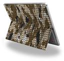 Decal Style Vinyl Skin for Microsoft Surface Pro 4 - HEX Mesh Camo 01 Brown -  (SURFACE NOT INCLUDED)