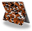 Decal Style Vinyl Skin for Microsoft Surface Pro 4 - WraptorCamo Digital Camo Burnt Orange -  (SURFACE NOT INCLUDED)